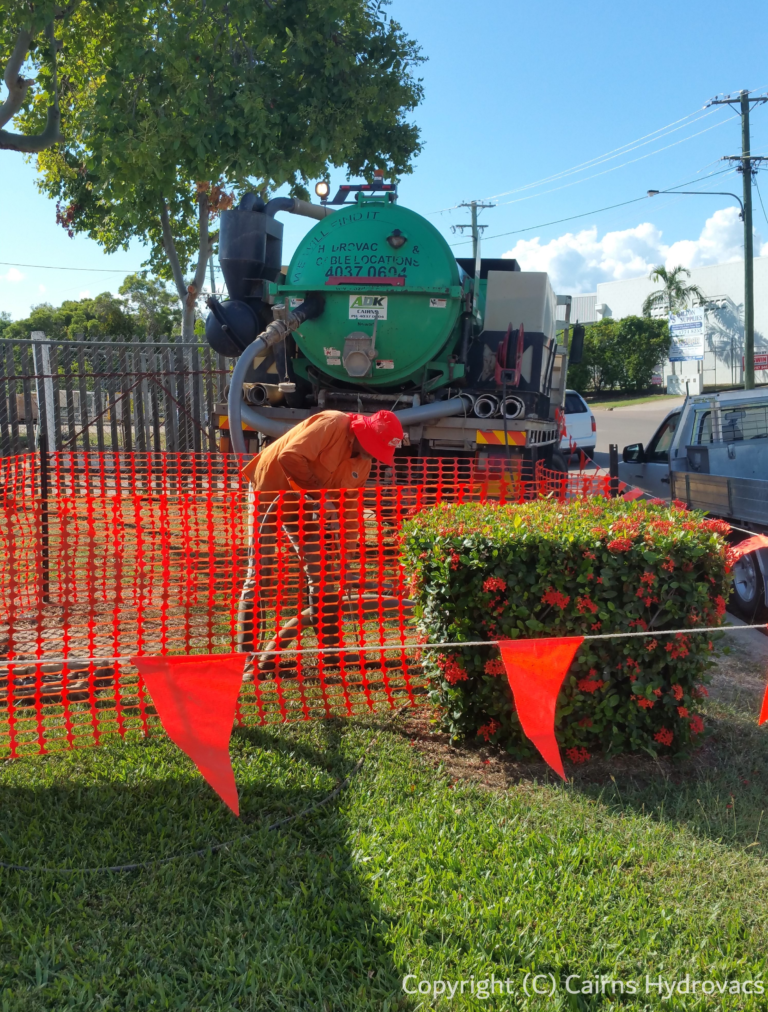 Cairns Hydrovacs Underground Service Locating Hydrovac Excavations